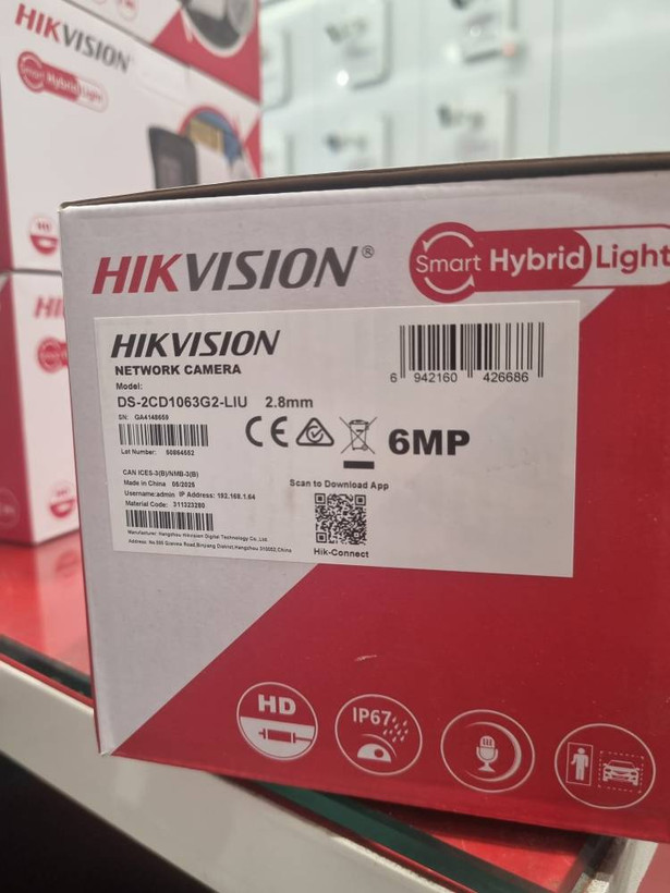 دوربین 6 مگاپیکسل هایک ویژن مدل DS-1063G2-LIU