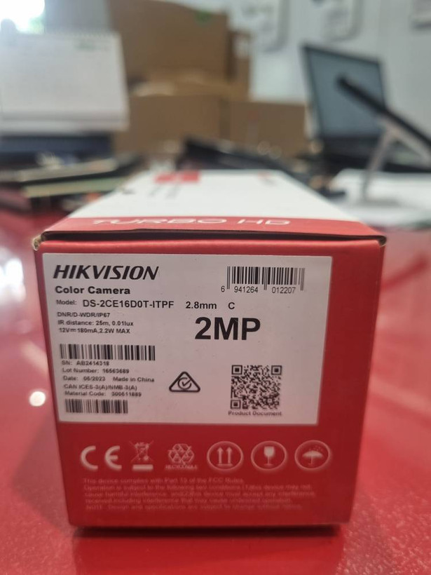 دوربین 2 مگاپیکسل آنالوگ هایک ویژن مدل DS-16D0T-ITPF